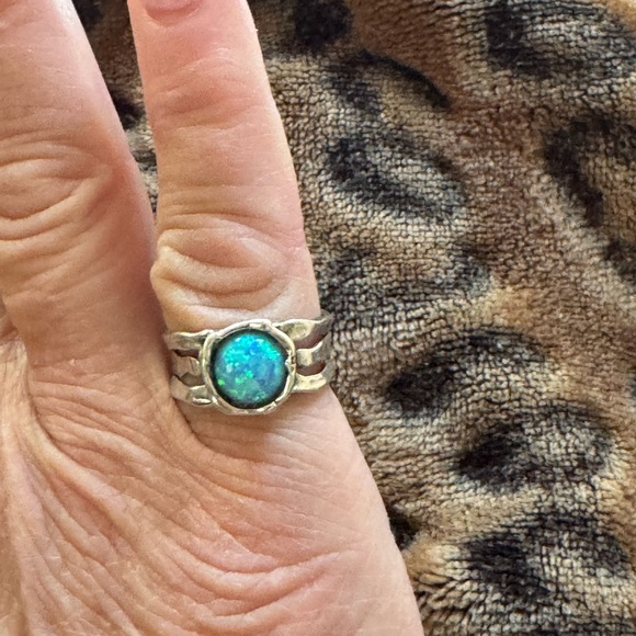 925 Opal Ring - Picture 12 of 16